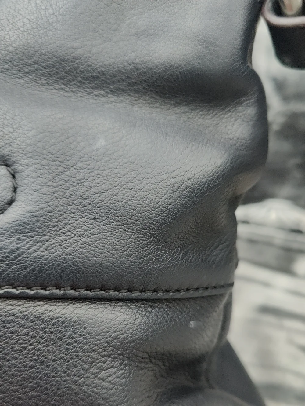 b. makowsky black leather
